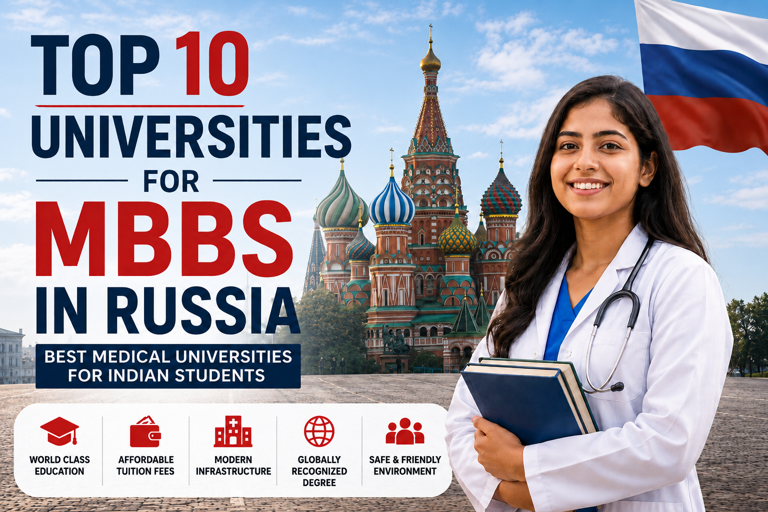 Top 10 Universities for MBBS in Russia | Best Medical Universities for Indian Students