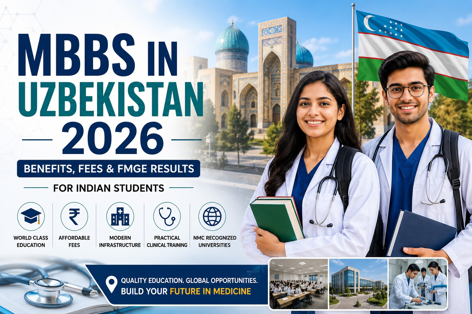MBBS in Uzbekistan 2026 – Benefits, Costs & Eligibility