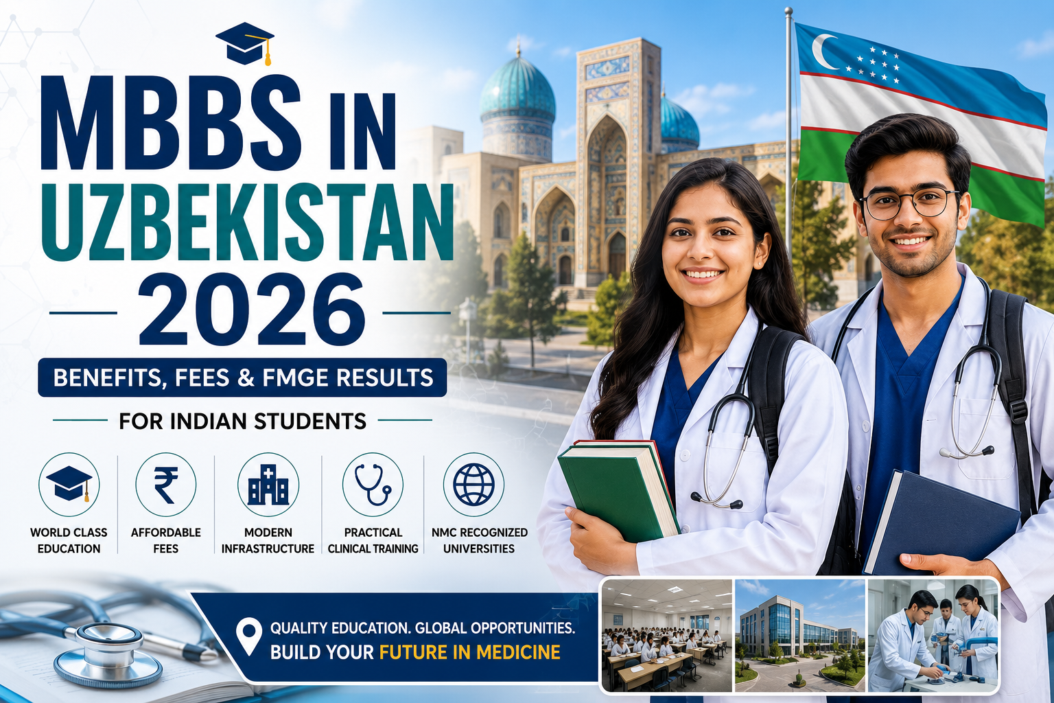 MBBS in Uzbekistan 2026 – Benefits, Costs & Eligibility