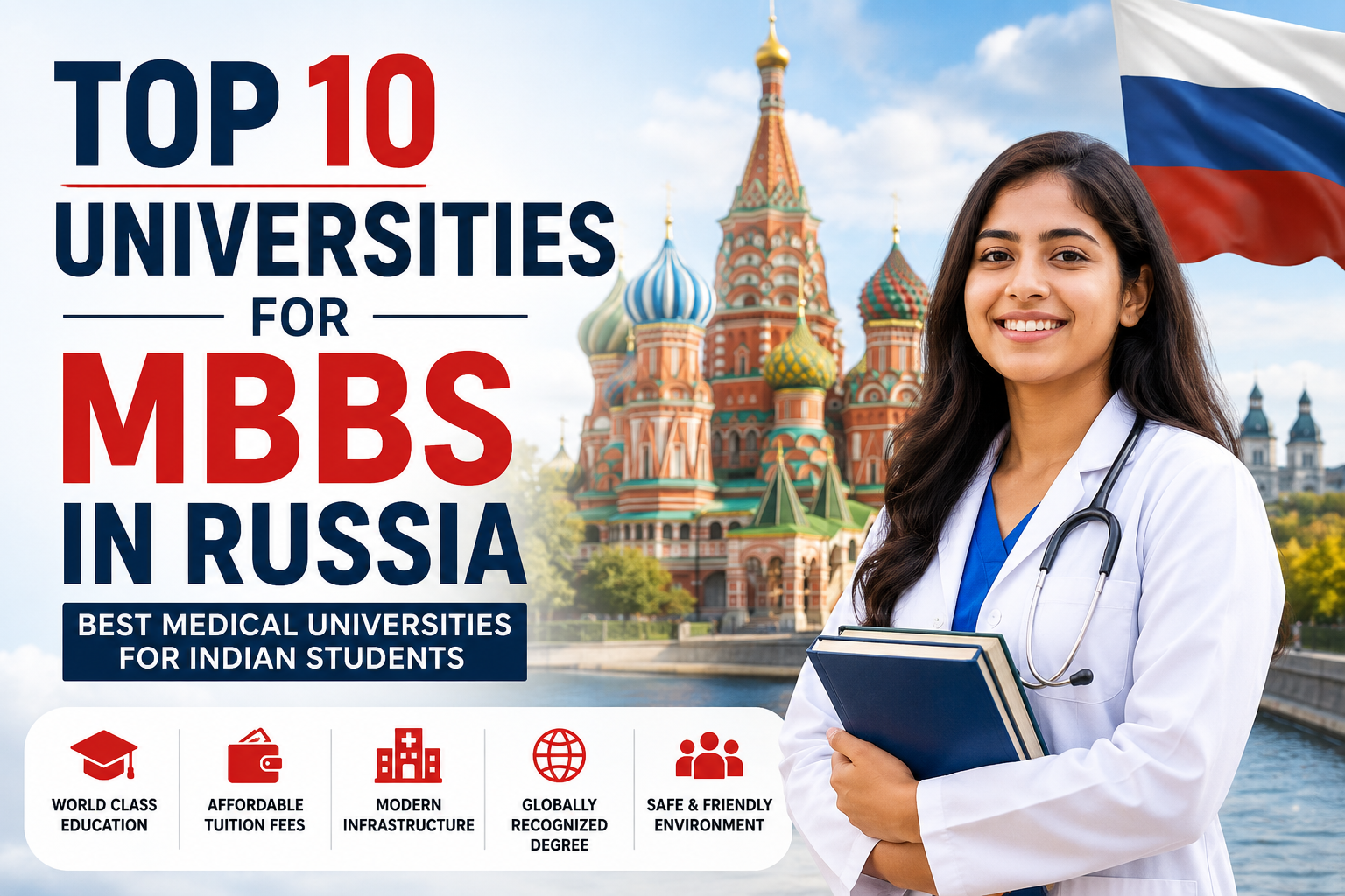 Top 10 Universities for MBBS in Russia | Best Medical Universities for Indian Students