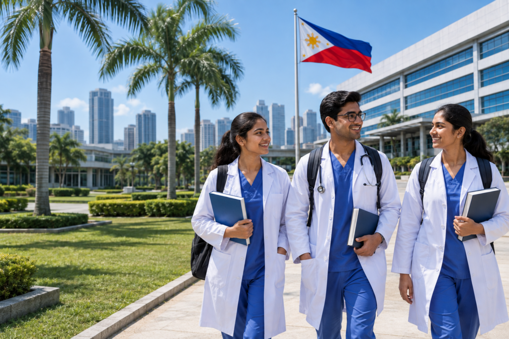 Indian medical students studying MBBS in Philippines 