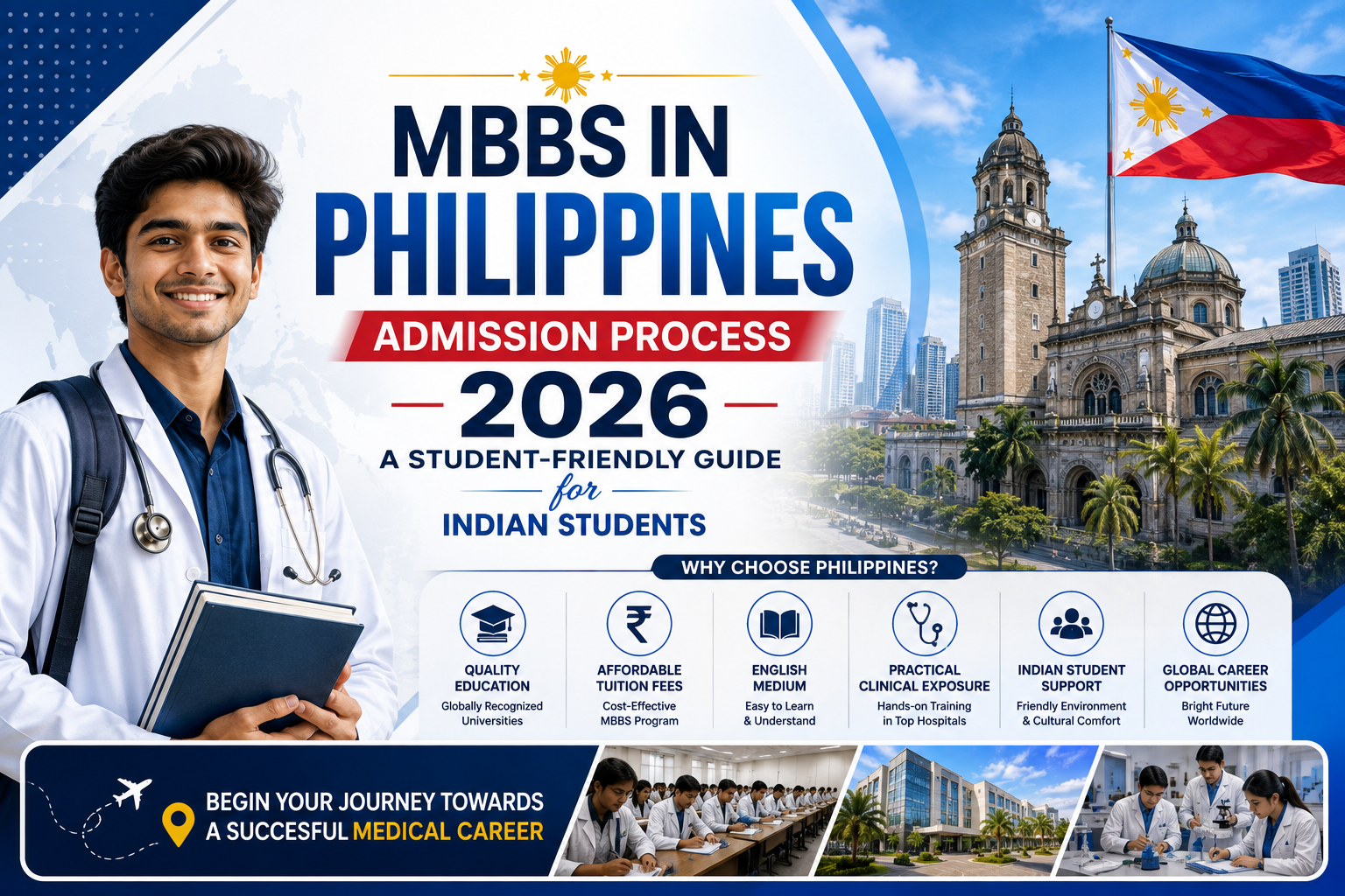 MBBS in Philippines Admission Process 2026: A Student-Friendly Guide for Indian Students